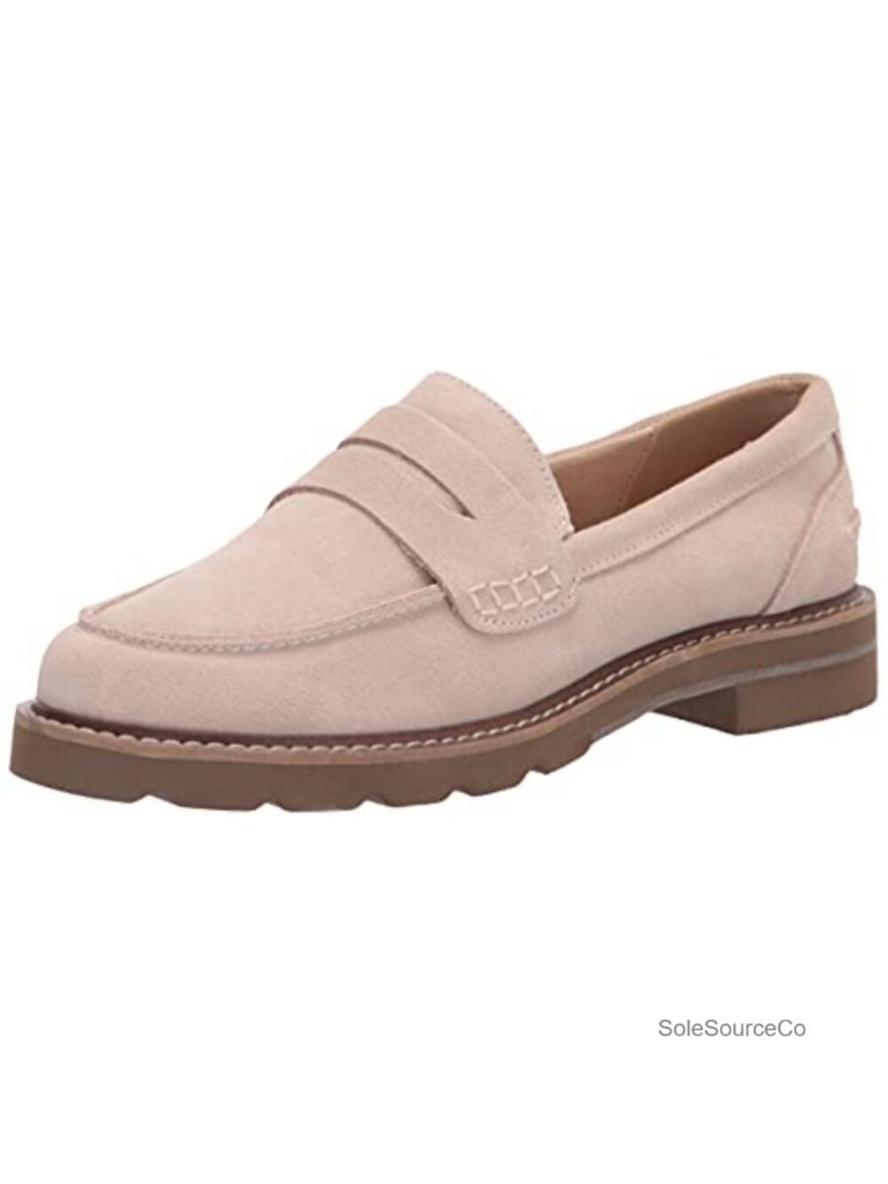 Anne Klein Emmylou Suede Block Heel Pump